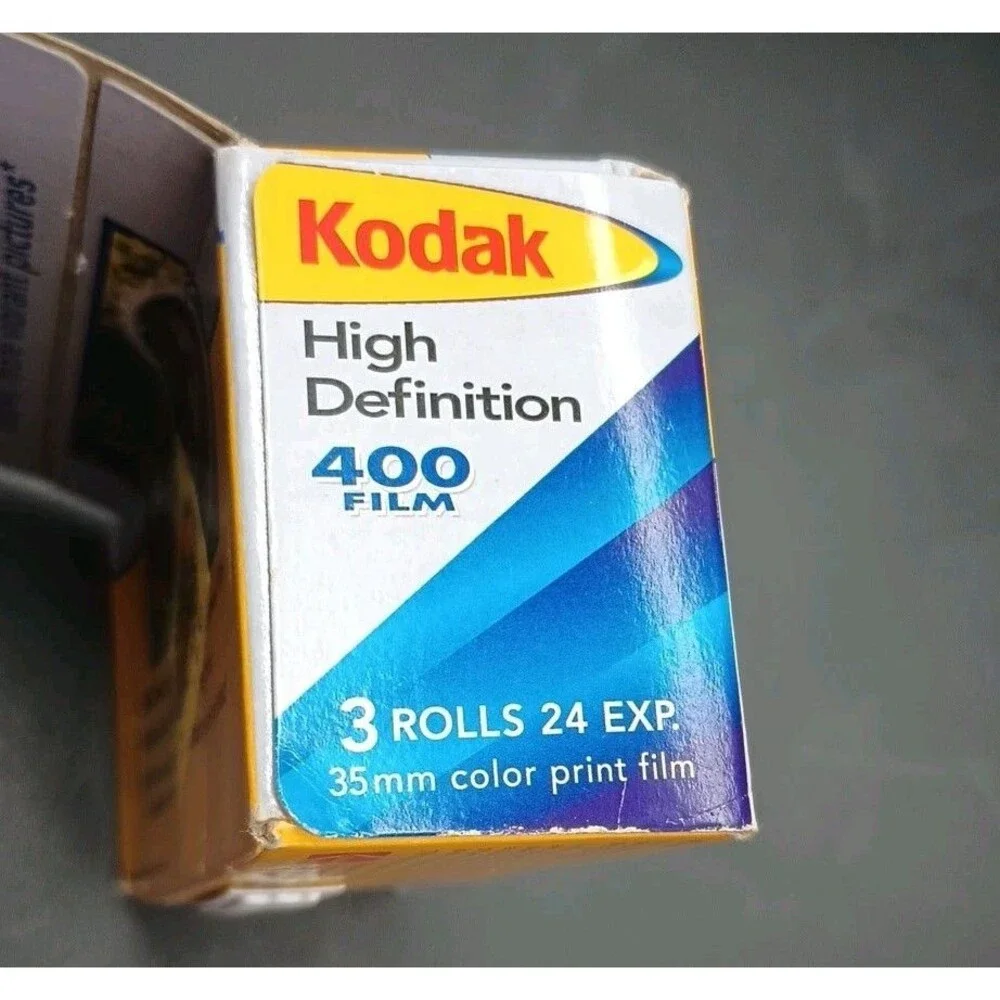 Kodak High Definition 400 Color Film 3 Roll Pack Outdated 2008 NEW SEALED